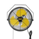 Ventilador Industrial de Pared HiCFM de 12" con 2500 CFM y 120V, 3 Velocidades