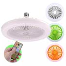 Ventilador Lâmpada De Teto Ajustável Potênte Luz Led Grande E27 Bivolt