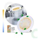 Ventilador lampada LED de teto quarto sala de estar cozinha silencioso portátil com controle 30W