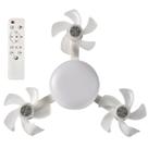 Ventilador Lampada Teto Drone Iluminaçao Controle Remoto Silencioso Iluminaçao Quarto Sala Estar Casa Recepçao