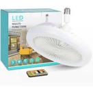 Ventilador LED com Luz e Aromaterapia!