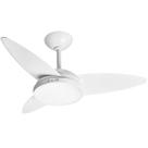 Ventilador Lykan Led Lampada Quente 110/127v 3p Clm Branco 130w