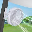 Ventilador Magnético Recargable para Carro de Golf A2C con 3 Velocidades Blanco Ventilador Magnético Recargable para Carro de Golf A2C con 3 Velocidades Blanco
