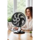Ventilador Mesa 47cm Potente 8 Pás 3 Vel 127V Preto