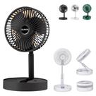 Ventilador Mesa Compacto Dobrável Portátil USB Suporte Cel