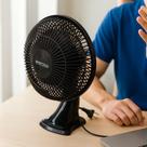 Ventilador Mesa Silencioso Oscilante Compacto 220V Eficiente Econômico Climatização Ambiente