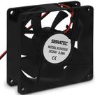 VENTILADOR MINI 80x80x25mm 24Vcc COOLER CORPO DE PLÁSTICO E EIXO COM BUCHA