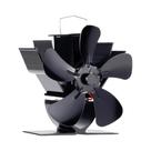 Ventilador Mini Ecológico Para Fogão, 5 Lâminas, Alimentado Por Calor, Silencioso, Aquecedor De