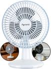 Ventilador Mini Turbo 20cm Agratt Silencioso Portátil P/ Casa Escritório Quarto Sala Mesa