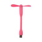 Ventilador Mini USB Portátil Flexível Com Luz LED Para Power Bank E Notebook, Gadget De Verão