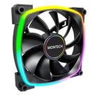 Ventilador Montech AX 140 ARGB 1600PWM, durabilidade de alta qualidade, 140 mm
