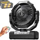 Ventilador operado por bateria Wavmill 2 em 1, bateria D-Cell e USB
