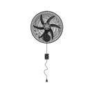 Ventilador Osc Parede Monta Facil 50cm 6p Preto 220v Premium