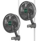 Ventilador oscilante com clipe MARS HYDRO M6 de 6", pacote com 2 unidades, WiFi App Control