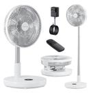 Ventilador oscilante TriPole Portable Quiet com controle remoto de 12 polegadas e 6 velocidades