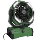 Ventilador para Camping ELZO 30000mAh con Luz LED y 70 Horas de Funcionamiento Recargable