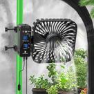 Ventilador para Carpa de Cultivo DAOTAILI 6” con Pantalla LCD, Control de Temperatura y Humedad