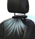 Ventilador para carro SEAINGO com alimentação USB e suporte para encosto de cabeça, 3 velocidades Ventilador para carro SEAINGO com alimentação USB e suporte para encosto de cabeça, 3 velocidades