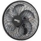 Ventilador Parede 50cm Plástico 200W Preto Industrial Turbo Turbão 6 Pás Bivolt 110V 220V Vitalex