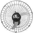 Ventilador parede 60cm preto biv ventex