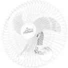 Ventilador Parede Ventidelta Premium 60Cm Branco Bivolt 170W 73-6423