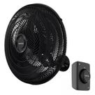 Ventilador Parede Ventisol Silencioso Oscilante New 50cm Preto 127v
