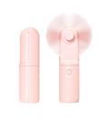 Ventilador portátil Coohea KW34 USB recarregável 2000mAh rosa