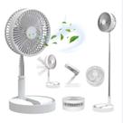 Ventilador Portátil Dobrável 4 Velocidades Recarregável USB Retrátil Mesa Coluna Forte Silencioso DL-502 Ventilador Portátil Dobrável 4 Velocidades Recarregável USB Retrátil Mesa Coluna Forte Silencioso DL-502