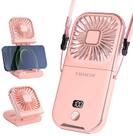 Ventilador portátil FADACHY recarregável 3000mAh com cordão de 4 velocidades
