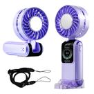 Ventilador Portátil GZEduld Fantasy Purple 5000mAh USB-C 12h