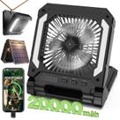 Ventilador portátil Innopower 20000mAh recarregável com painel solar