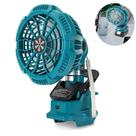 Ventilador Portátil Makita 18V Com Bateria, Clip Para Carrinho, 3 Velocidades, Eficiente Em Energia,