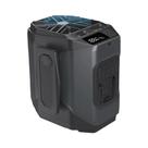 Ventilador Portátil Mini De Cintura 20000mAh Com Power Bank E Lanterna, 5 Velocidades Para