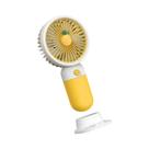 Ventilador Portátil Mini USB Recarregável Estilo Fruta Para Estudantes, Design Fofo De Desenho
