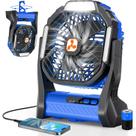 Ventilador portátil Peouix 20000mAh Recarregável Camping USB-C