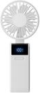 Ventilador portátil portátil com display digital USB recarregável