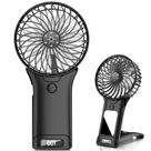 Ventilador portátil QQT Mini AO-616 4 velocidades USB recarregável preto
