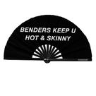 Ventilador portátil Rave Wearhouse UV Reflective Bamboo Large