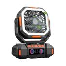 Ventilador Portátil Recarregável De 40000mAh Para Camping Com Power Bank, Iluminação LED E