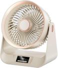 Ventilador portátil recarregável SAYTAY com 5 velocidades e timer, bege
