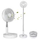 Ventilador Portátil Silencioso Dobrável Recarregável Usb Mini Pequeno Cooler