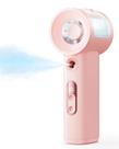Ventilador portátil SWEETFULL Turbo com névoa 5000mAh rosa