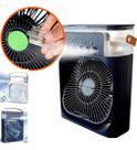 Ventilador Portátil Umidificador De Ar Climatizador Le757 Cor Da Estrutura Preto Diâmetro Voltagem Ventilador Portátil Umidificador De Ar Climatizador Le757 Cor Da Estrutura Preto Diâmetro Voltagem