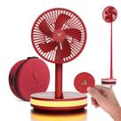 Ventilador portátil VENTY Wireless Bateria de 4 velocidades com LED vermelho Ventilador portátil VENTY Wireless Bateria de 4 velocidades com LED vermelho