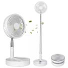Ventilador Recarregável Portátil Dobrável Silencioso 7200mAh Bivolt