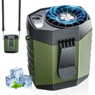 Ventilador recarregável portátil JKBOOM 2025 com luz LED 25h