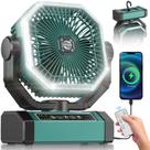 Ventilador recarregável portátil Orteen de 9 polegadas com bateria de 20000mAh