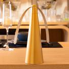Ventilador Repelente de Mesa 9cm x 9cm x 24,5cm Dourado Plás
