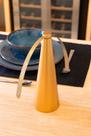 Ventilador Repelente de Mesa 9cm x 9cm x 24,5cm Dourado Plástico - Lyor