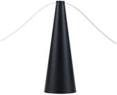 Ventilador Repelente de Mesa de Plástico Preto 9cm x 9cm x 26cm